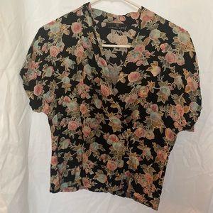 Vintage short sleeve blouse